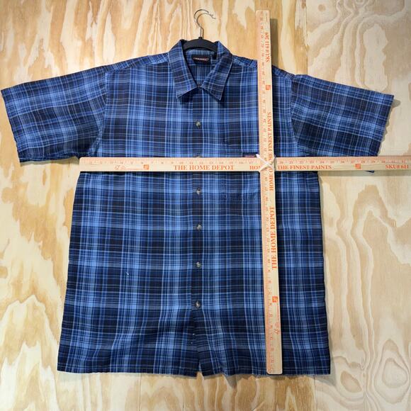 Vintage Y2K dickies’s plaid button up essential 2000s tshirt - Picture 4 of 4
